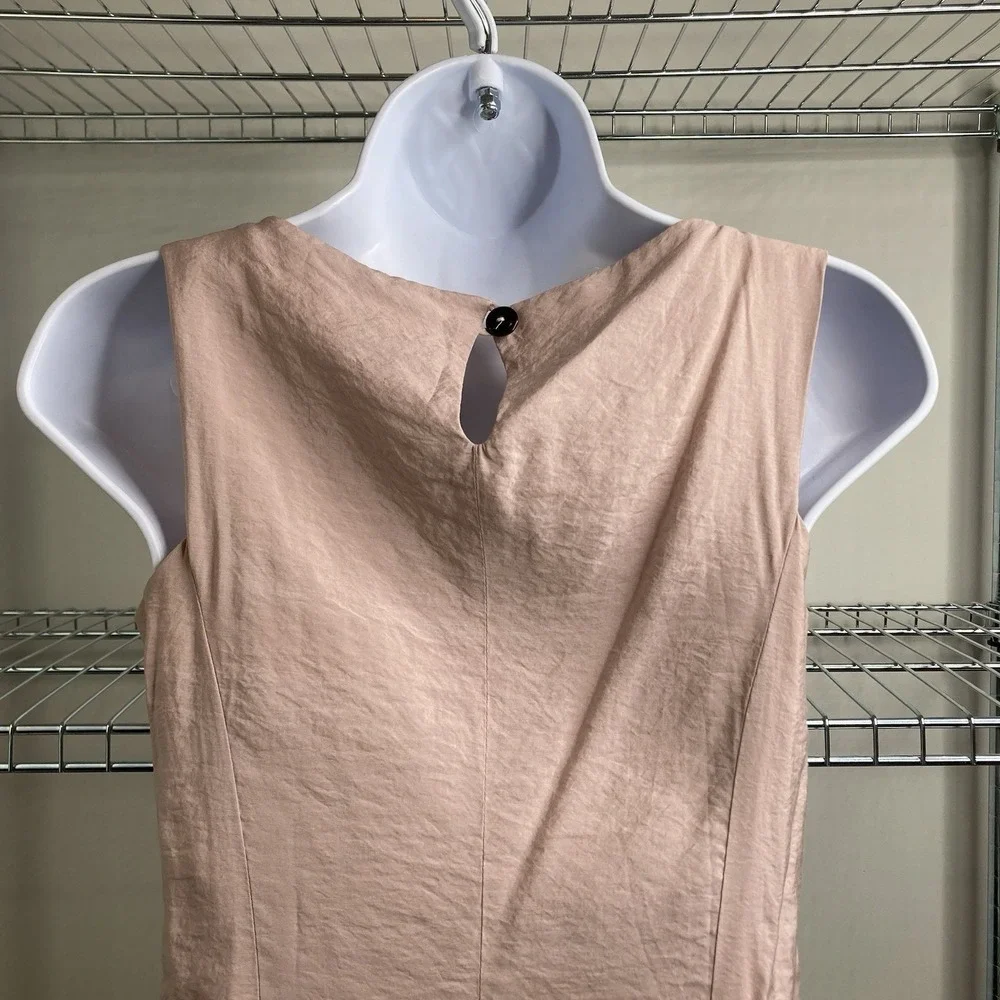 RODIKA ZANIAN Pink Mini Shift Dress 38/6 French‎ Modern Coquette Feminine Clean